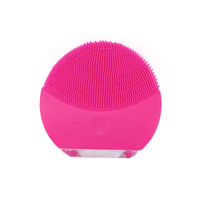 2020 Cepillo de limpieza facial eléctrico Silicona Sonic Vibration Mini Cleaner Limpieza de poros profundos Masaje de piel Cepillo facial